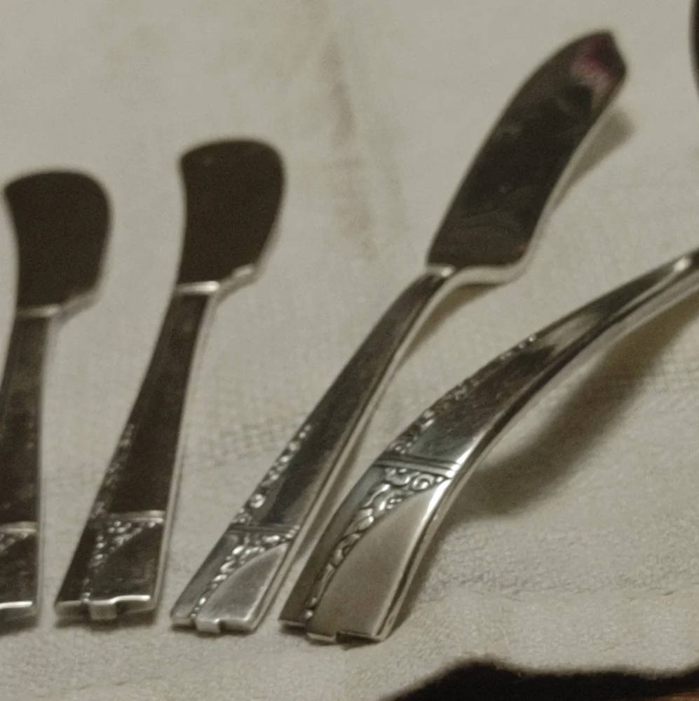 Nobility Caprice Silver Tom Server, Gravy Ladle, Master Butter, 2 Butter